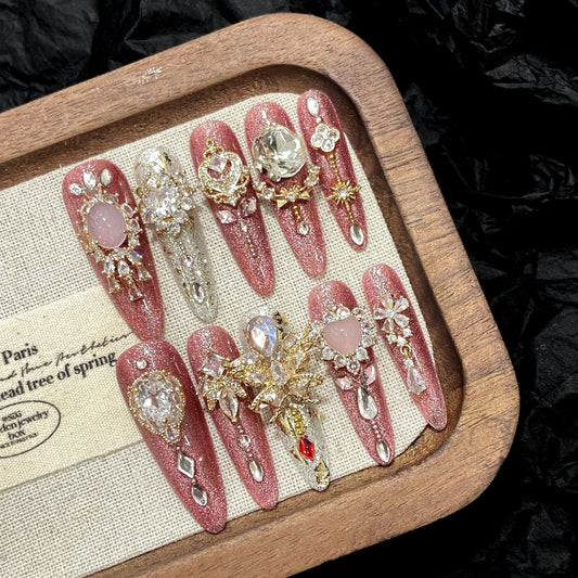 A1-Luxury handmade press on nails